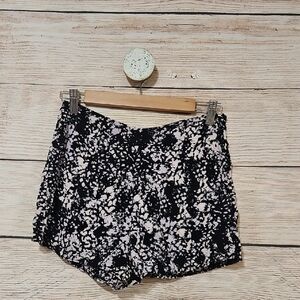 💟 Volcom Abstract Black and Pink Purple Zip Up Shirts Small